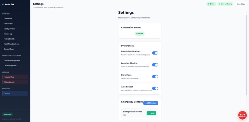 SafeLink – screenshot 2