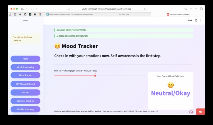 YouthWell — AI Wellness Companion – screenshot 3