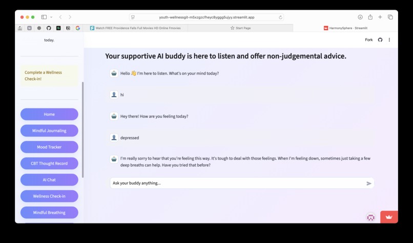 YouthWell — AI Wellness Companion – screenshot 5