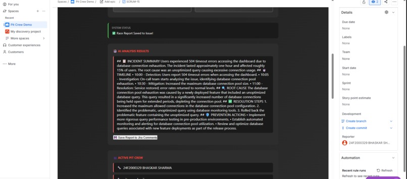 Pit Crew for Jira – screenshot 6