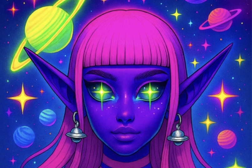 Guardian of the Psychedelic Dimension | AI Art Short Film – screenshot 1