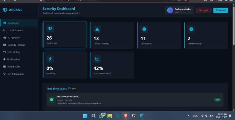 Arcane Security – screenshot 1
