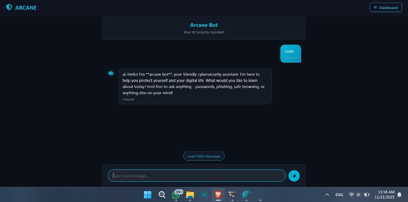Arcane Security – screenshot 2