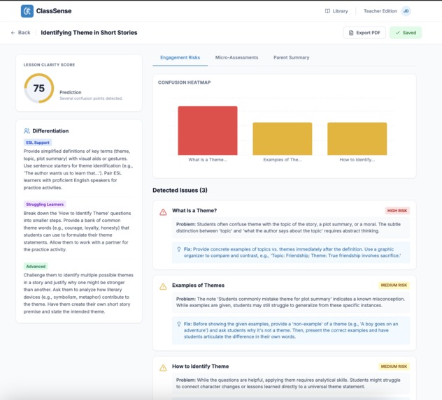 Class Sense – screenshot 3