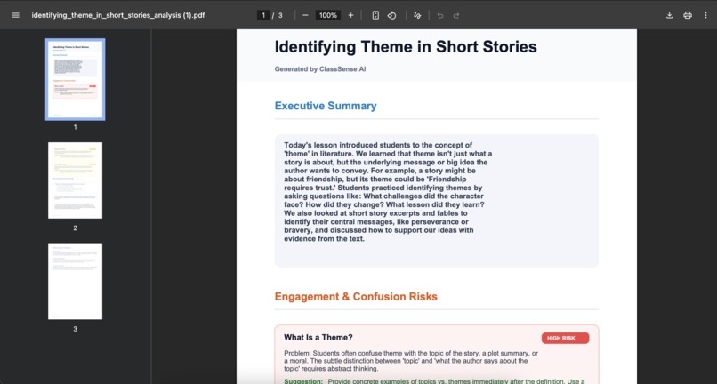 Class Sense – screenshot 6