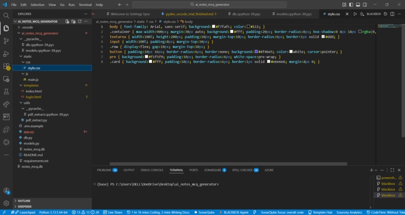 Note2MCQ AI – screenshot 2