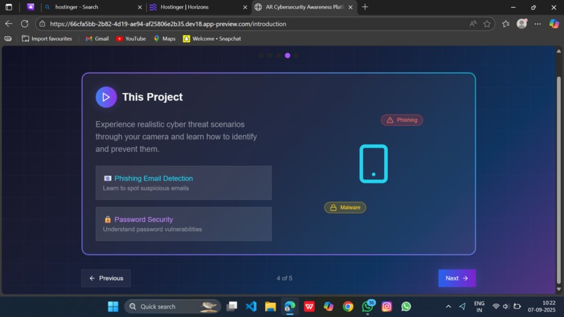 AR CyberSecurity – screenshot 2