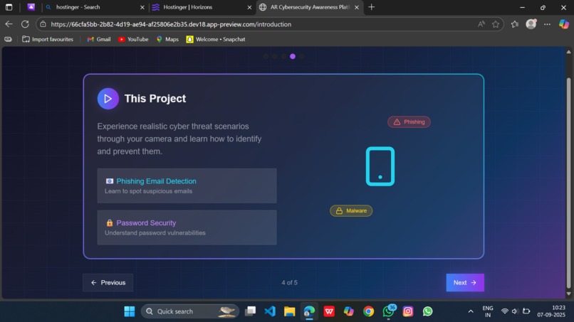 AR CyberSecurity – screenshot 3