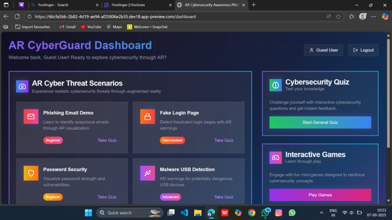 AR CyberSecurity – screenshot 6