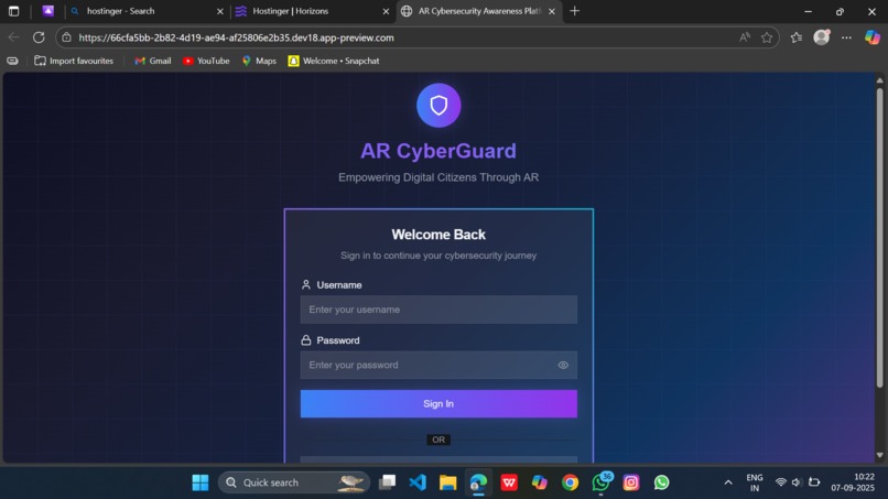 AR CyberSecurity – screenshot 7