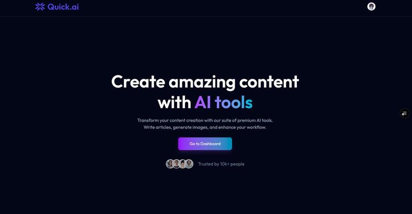 Quick.ai – screenshot 2