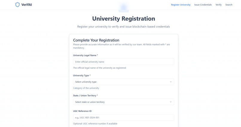 verifai – screenshot 2