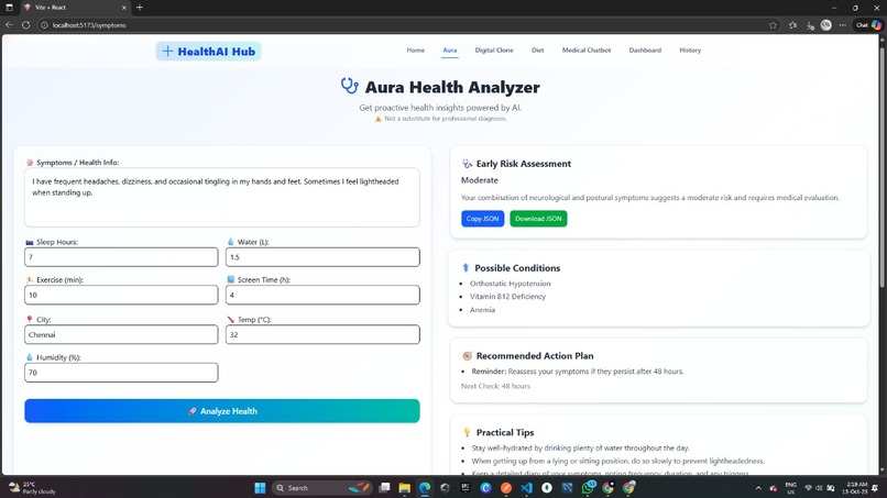 AI DIETICIAN  – screenshot 1