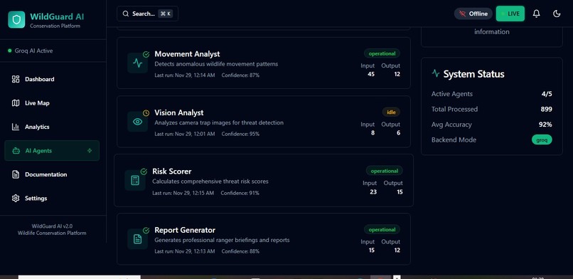 WildGuard AI - Groq-Powered Wildlife Conservation – screenshot 5