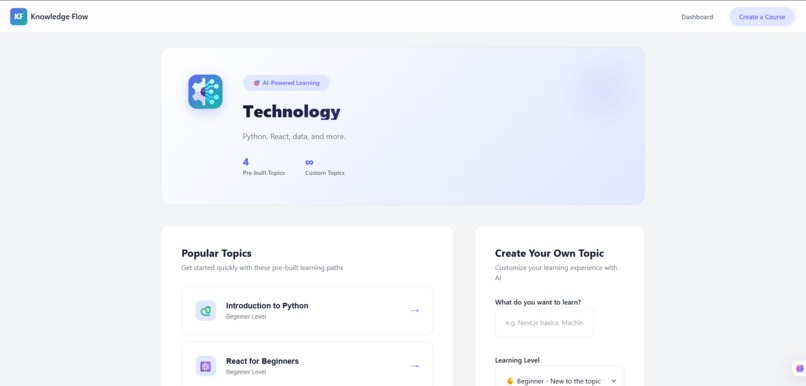 Knowledge Flow – screenshot 1