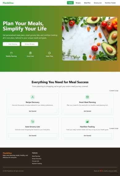 Plan&Dine – screenshot 1