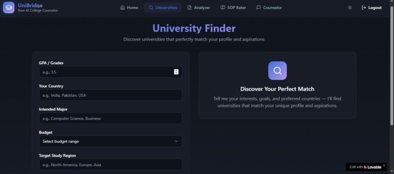 UniBridge – screenshot 2