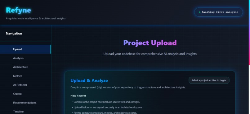 Refyne – screenshot 1