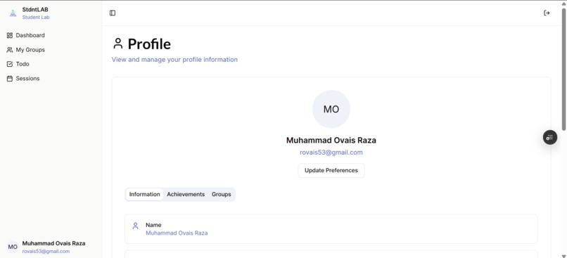 STDNTLAB - An AI Powered Lab for Collaborative Learning – screenshot 6
