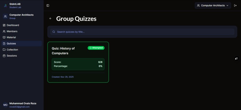 STDNTLAB - An AI Powered Lab for Collaborative Learning – screenshot 12