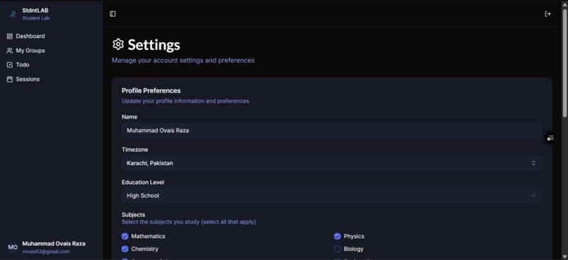 STDNTLAB - An AI Powered Lab for Collaborative Learning – screenshot 8