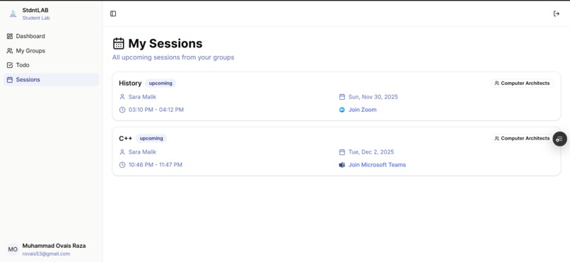 STDNTLAB - An AI Powered Lab for Collaborative Learning – screenshot 7