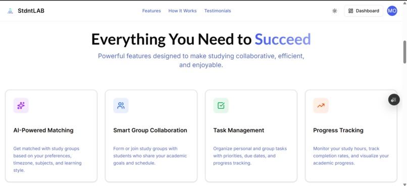 STDNTLAB - An AI Powered Lab for Collaborative Learning – screenshot 3