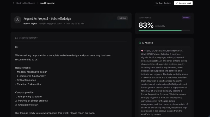 SpamRescue AI – screenshot 2