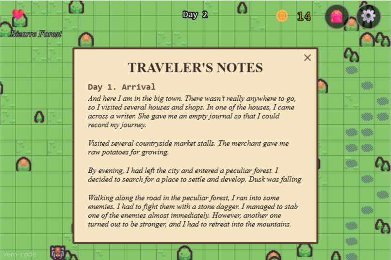 Adventurer's Voyage: Memoirs of a Wanderer – screenshot 1