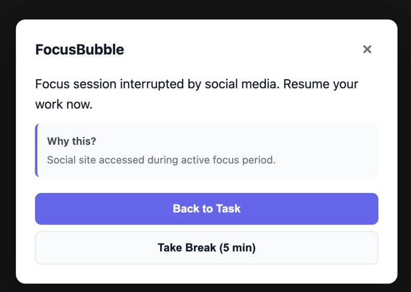 Focus Bubble – screenshot 2