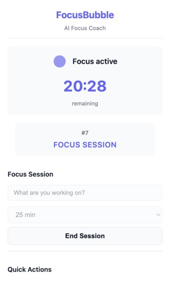 Focus Bubble – screenshot 4