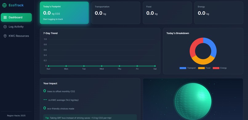 EcoTrack  – screenshot 1