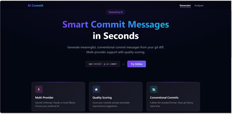AI Commit – screenshot 2