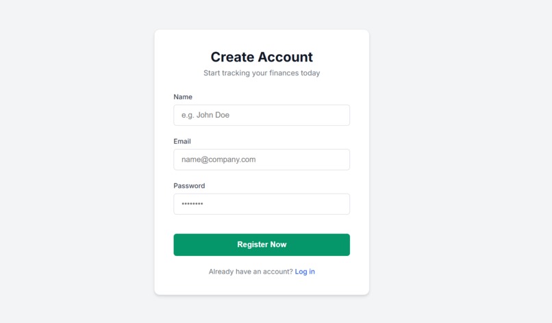 Financial App – screenshot 3