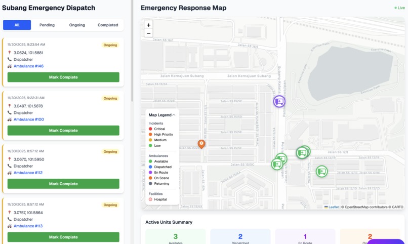 C3G14 MySafeRoute – screenshot 1