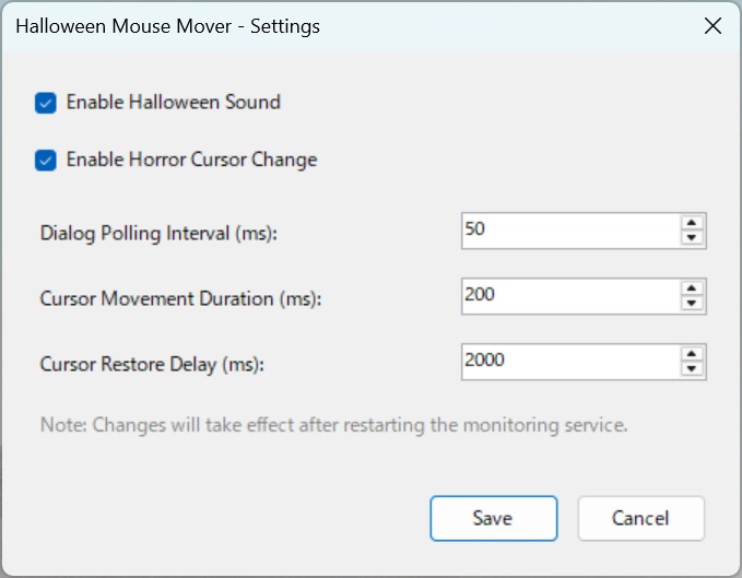 Halloween Mouse Mover – screenshot 4