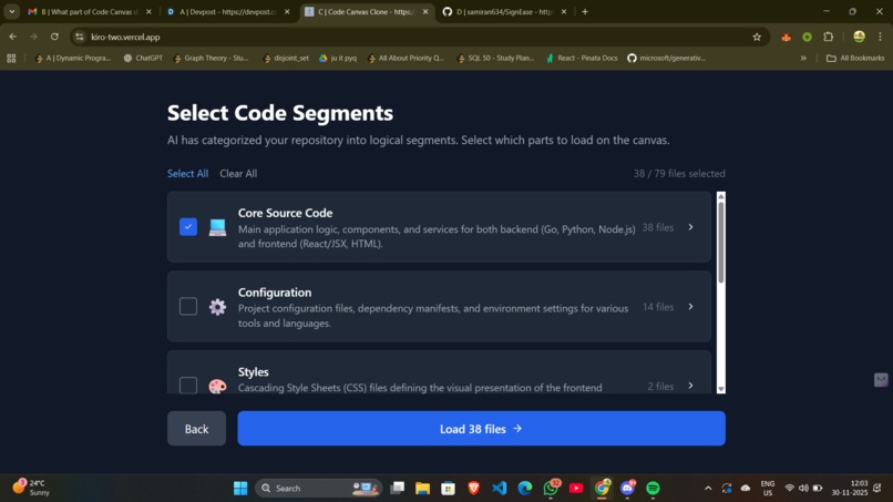 Code Canvas – screenshot 2