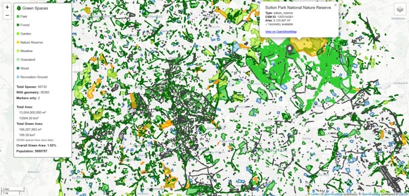 GreenSpaces – screenshot 2