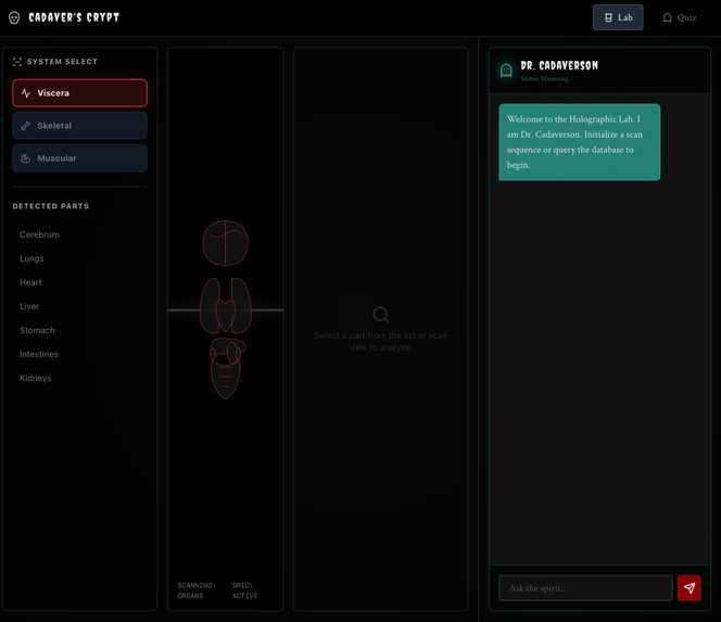 Cadaver's Crypt: The Resurrected Anatomy Lab – screenshot 1