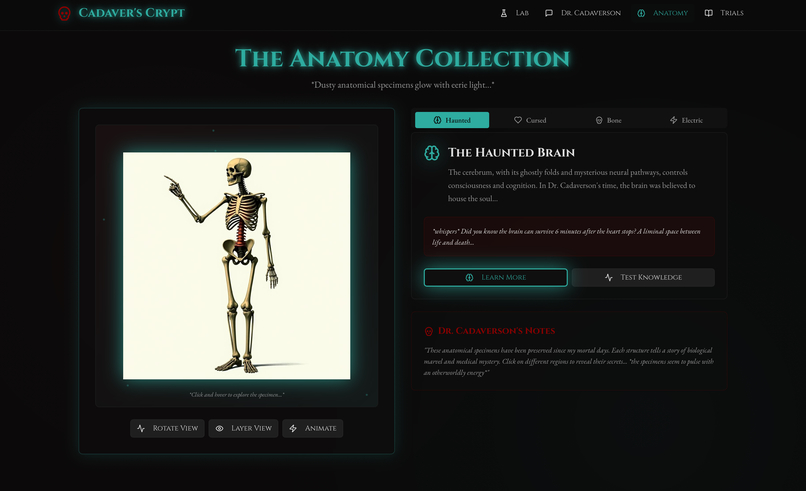 Cadaver's Crypt: The Resurrected Anatomy Lab – screenshot 5