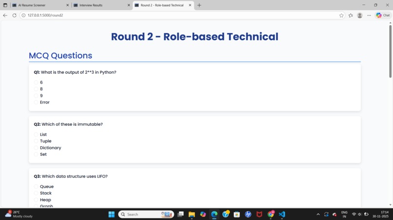 AI Resume  Screening System – screenshot 4