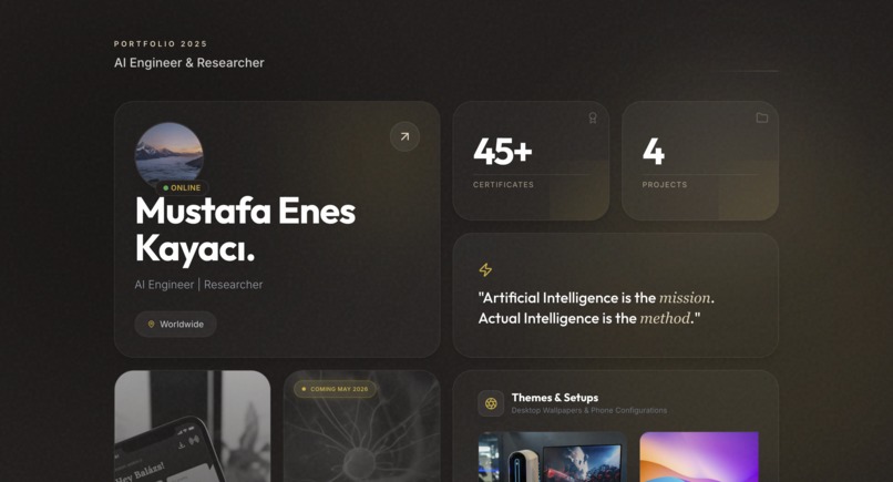 Personal Portfolio – screenshot 1