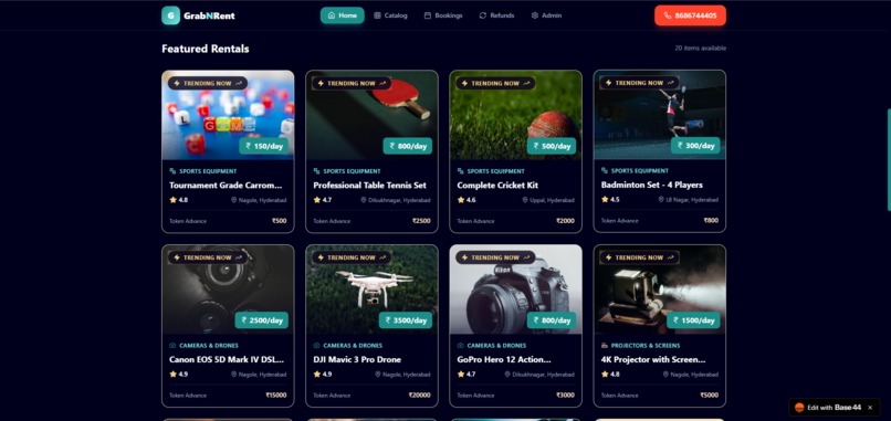 GrabNRent – screenshot 2
