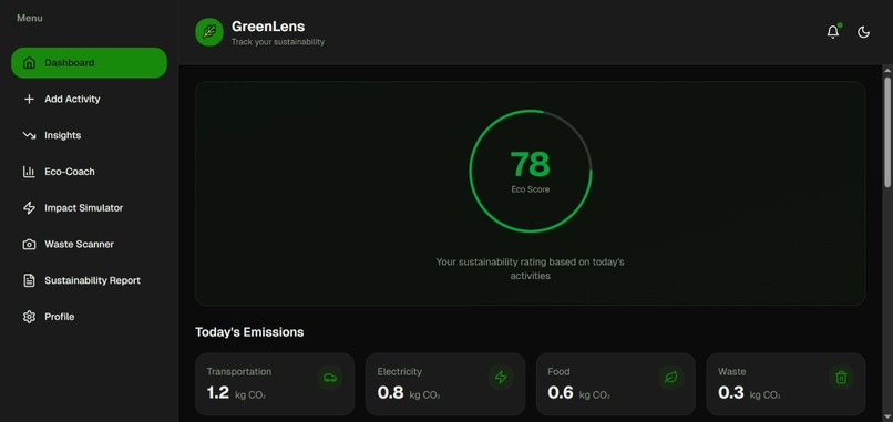 GreenLens Eco-Intelligence Suite – screenshot 2