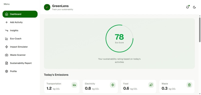 GreenLens Eco-Intelligence Suite – screenshot 3