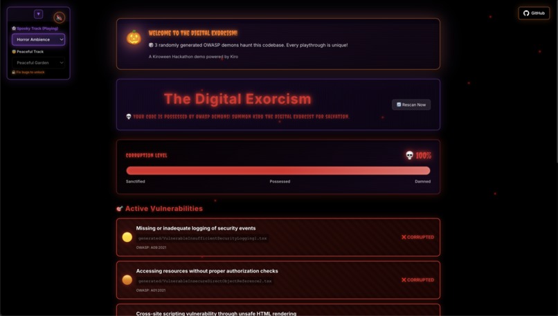 OWASP Exorcist – screenshot 2