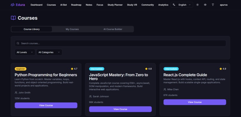 Edura - AI Powered Study & Learning Companion – screenshot 8