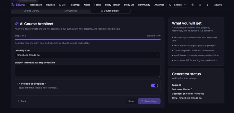Edura - AI Powered Study & Learning Companion – screenshot 14