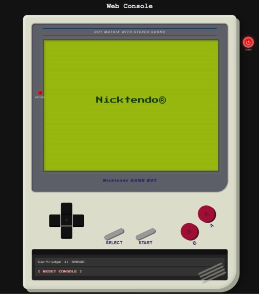 Retro GameBoy Web Console (CheerpJ Powered) – screenshot 2