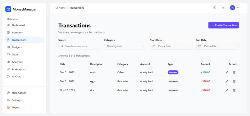 cashflow.pilot – screenshot 2